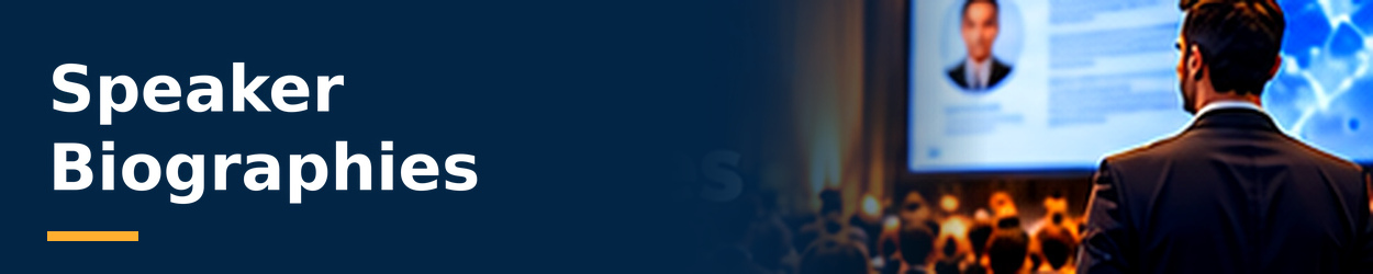 Conference speaker biographies